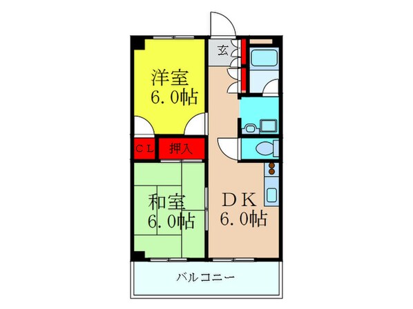 有隣館の物件間取画像